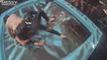 Messy Wrestling: Stylish, Feisty, And Ready To Rock That Oil!  4 Action Cam Battles With 8 Crazy Babes!! Screencap 56 on www.sinx.com