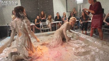 Muddy Wrestling: Bride Battle Screencap 27 on www.sinx.com