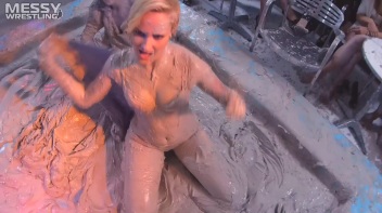 Muddy Wrestling: Bride Battle Screencap 32 on www.sinx.com