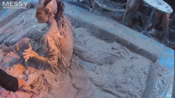 Muddy Wrestling: Bride Battle Screencap 34 on www.sinx.com