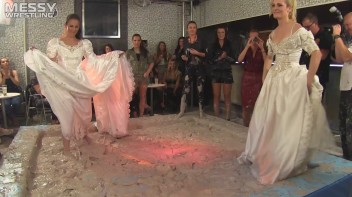 Muddy Wrestling: Bride Battle Screencap 8 on www.sinx.com