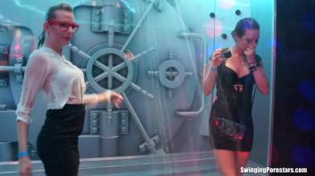 After Work Orgy Rampage Part 2 - Lesbo Cam Screencap 102 on www.sinx.com