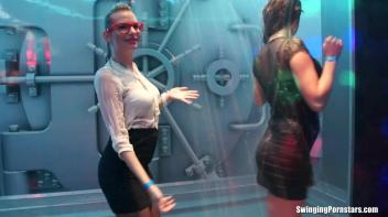 After Work Orgy Rampage Part 2 - Lesbo Cam Screencap 103 on www.sinx.com