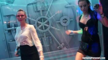 After Work Orgy Rampage Part 2 - Lesbo Cam Screencap 115 on www.sinx.com