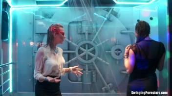 After Work Orgy Rampage Part 2 - Lesbo Cam Screencap 121 on www.sinx.com