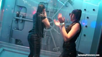 After Work Orgy Rampage Part 2 - Lesbo Cam Screencap 34 on www.sinx.com