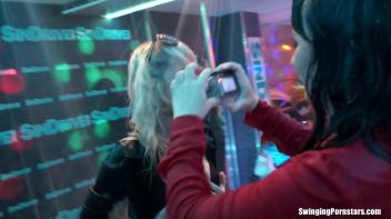 After Work Orgy Rampage Part 2 - Lesbo Cam Screencap 7 on www.sinx.com