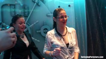 After Work Orgy Rampage Part 2 - Lesbo Cam Screencap 81 on www.sinx.com