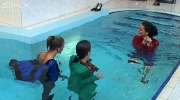 Pool Fun For Satin Clad Babes Screencap 55 on www.sinx.com