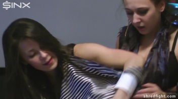 Lingerie Clad Cuties Heated Female Wrestling - Cam 1 Screencap 48 on www.sinx.com