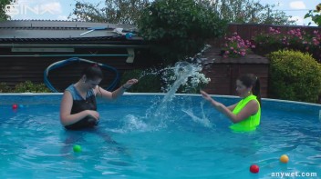 Cute Babes Get Soaked During Exercise - Cam 1 Screencap 24 on www.sinx.com