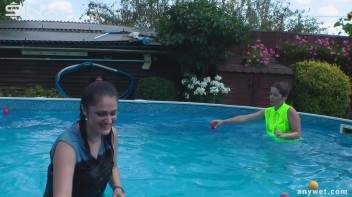 Cute Babes Get Soaked During Exercise - Cam 1 Screencap 26 on www.sinx.com