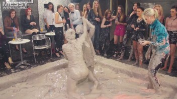 Messy Wrestling: Two Splat-Tastic Battles Leave The Audience Ravaged By Mud! Screencap 89 on www.sinx.com