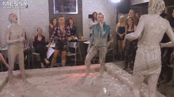 Messy Wrestling: Two Splat-Tastic Battles Leave The Audience Ravaged By Mud! Screencap 18 on www.sinx.com