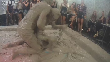 Messy Wrestling: Two Splat-Tastic Battles Leave The Audience Ravaged By Mud! Screencap 25 on www.sinx.com