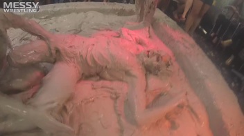 Messy Wrestling: Two Splat-Tastic Battles Leave The Audience Ravaged By Mud! Screencap 31 on www.sinx.com
