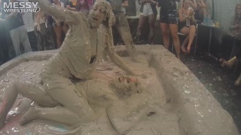 Messy Wrestling: Two Splat-Tastic Battles Leave The Audience Ravaged By Mud! Screencap 32 on www.sinx.com