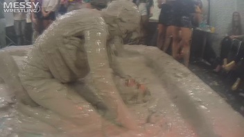 Messy Wrestling: Two Splat-Tastic Battles Leave The Audience Ravaged By Mud! Screencap 34 on www.sinx.com