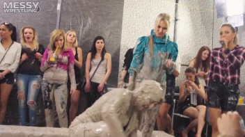 Messy Wrestling: Two Splat-Tastic Battles Leave The Audience Ravaged By Mud! Screencap 36 on www.sinx.com