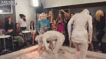 Messy Wrestling: Two Splat-Tastic Battles Leave The Audience Ravaged By Mud! Screencap 37 on www.sinx.com