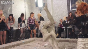 Messy Wrestling: Two Splat-Tastic Battles Leave The Audience Ravaged By Mud! Screencap 49 on www.sinx.com