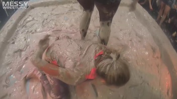 Messy Wrestling: Two Splat-Tastic Battles Leave The Audience Ravaged By Mud! Screencap 5 on www.sinx.com