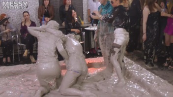 Messy Wrestling: Two Splat-Tastic Battles Leave The Audience Ravaged By Mud! Screencap 50 on www.sinx.com
