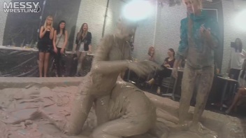Messy Wrestling: Two Splat-Tastic Battles Leave The Audience Ravaged By Mud! Screencap 53 on www.sinx.com