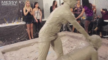Messy Wrestling: Two Splat-Tastic Battles Leave The Audience Ravaged By Mud! Screencap 58 on www.sinx.com