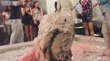 Messy Wrestling: Two Splat-Tastic Battles Leave The Audience Ravaged By Mud! Screencap 61 on www.sinx.com