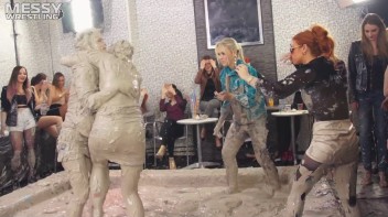 Messy Wrestling: Two Splat-Tastic Battles Leave The Audience Ravaged By Mud! Screencap 76 on www.sinx.com