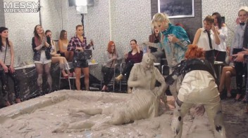 Messy Wrestling: Two Splat-Tastic Battles Leave The Audience Ravaged By Mud! Screencap 79 on www.sinx.com