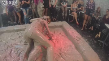 Messy Wrestling: Two Splat-Tastic Battles Leave The Audience Ravaged By Mud! Screencap 8 on www.sinx.com