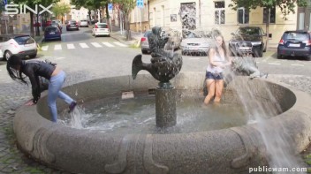 Long Haired Cuties Outdoor Wet And Messy Fun - Cam 2 Screencap 25 on www.sinx.com