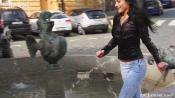 Long Haired Cuties Outdoor Wet And Messy Fun - Cam 2 Screencap 15 on www.sinx.com