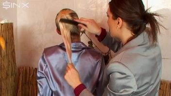 Pretty Blonde Is Soaked While Getting Hair Washed Screencap 3 on www.sinx.com