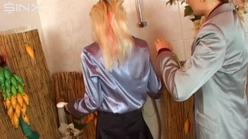 Pretty Blonde Is Soaked While Getting Hair Washed Screencap 7 on www.sinx.com