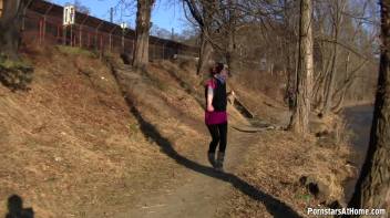 Roadside Piss and Pussy Play Screencap 4 on www.sinx.com