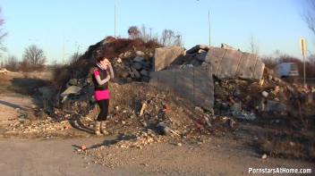 Roadside Piss and Pussy Play Screencap 40 on www.sinx.com