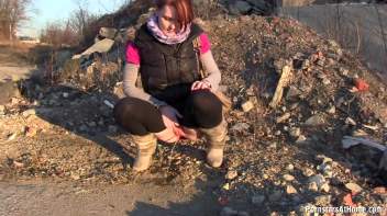 Roadside Piss and Pussy Play Screencap 42 on www.sinx.com