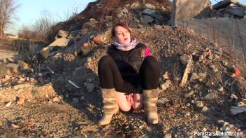 Roadside Piss and Pussy Play Screencap 55 on www.sinx.com