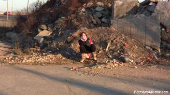 Roadside Piss and Pussy Play Screencap 58 on www.sinx.com