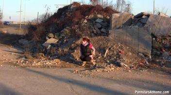 Roadside Piss and Pussy Play Screencap 61 on www.sinx.com