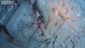 Muddy Wrestling Special: 2 Amateur Battles - Audience vs. Audience Screencap 29 on www.sinx.com