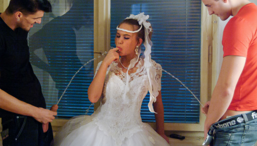 While wedding dresses are supposed to...