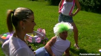 Water Balloons, Piss Showers, and Funky Fuckers Part 1 Screencap 21 on www.sinx.com