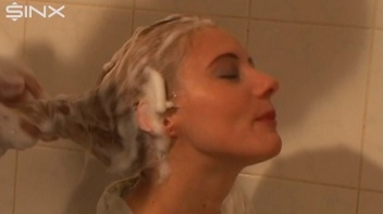 Housemates Enjoy Clothed Bath Shampoo Sessions Screencap 10 on www.sinx.com