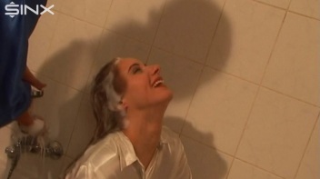 Housemates Enjoy Clothed Bath Shampoo Sessions Screencap 12 on www.sinx.com
