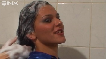 Housemates Enjoy Clothed Bath Shampoo Sessions Screencap 41 on www.sinx.com