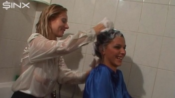 Housemates Enjoy Clothed Bath Shampoo Sessions Screencap 42 on www.sinx.com